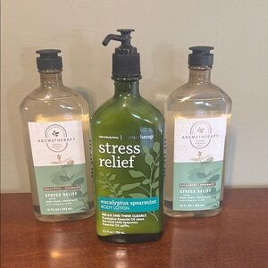 Bath & Body Works stresses releif Moisturizer & Body wash
